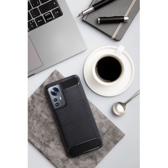 Θήκη CARBON για XIAOMI POCO C75 μαύρη