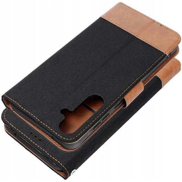 Kabura JEANS Book για το XIAOMI Redmi Note 14 4G (GLOBAL - 164,84mm x 78,15mm x 8,16mm) μαύρο