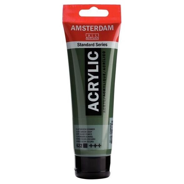 Artequipment Farba akrylowa TALENS AMSTERDAM 120ml 622 - OLIVE GREEN DEEP uniw
