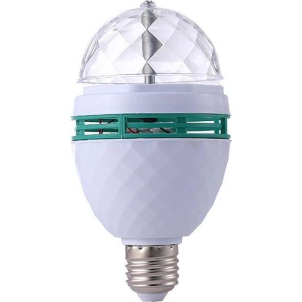 Aptel ŹARÓWKA DYSKOTEKOWA KOLOROWA E27 LED RGB 3W ZD7F
