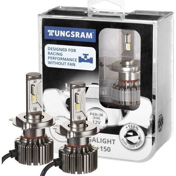 Tungsram Żarówki TUNGSRAM Megalight LED +150% H4 12V 18/18W (6000K)