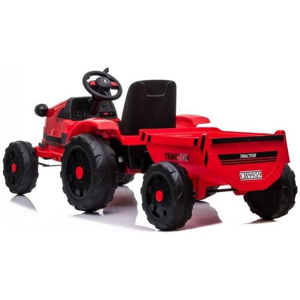 Lean Cars Traktor na Akumulator z Przyczepą CH9959 Czerwony