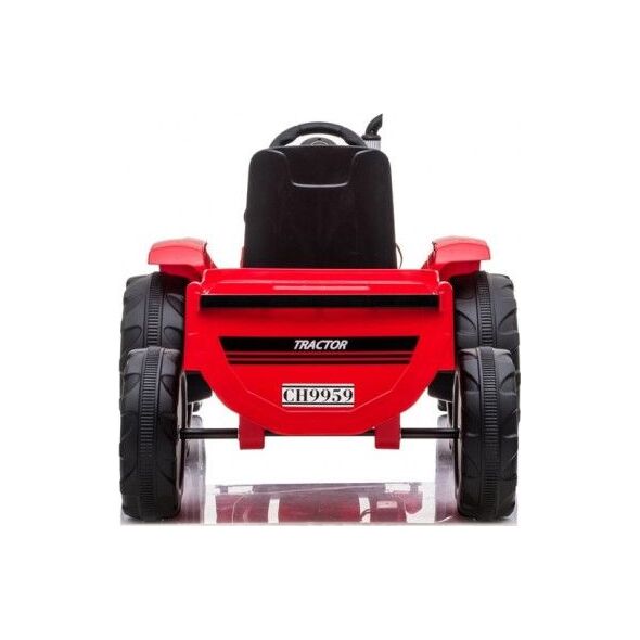 Lean Cars Traktor na Akumulator z Przyczepą CH9959 Czerwony