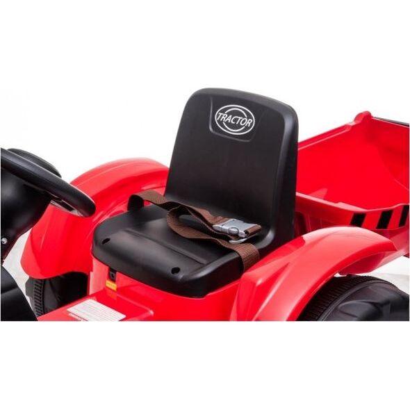 Lean Cars Traktor na Akumulator z Przyczepą CH9959 Czerwony
