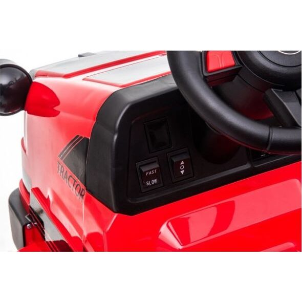 Lean Cars Traktor na Akumulator z Przyczepą CH9959 Czerwony