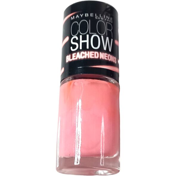 Maybelline  Maybelline, Color Show Bleached Neon, Nail Polish, Nr. 243, Tropink, 7 ml For Women