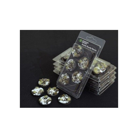 Gamers Grass Gamers Grass: Bases Round - Winter 40mm (5 szt.)