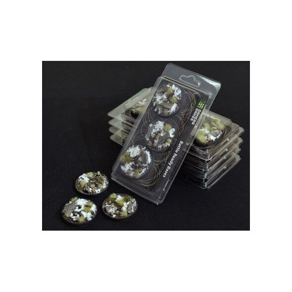 Gamers Grass Gamers Grass: Bases Round - Winter 50mm (3 szt.)