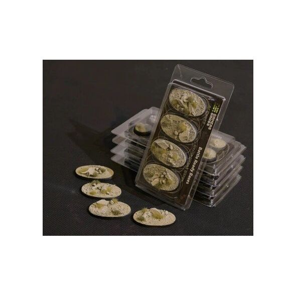 Gamers Grass Gamers Grass: Bases Oval - Arid Steppe 60 mm (4 szt.)