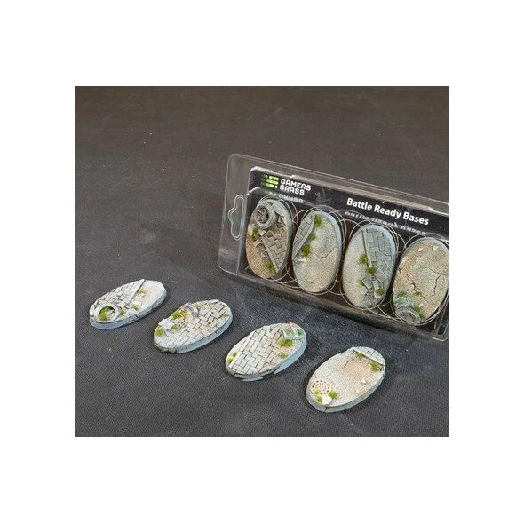 Gamers Grass Gamers Grass: Bases Oval - Urban Warfare 60 mm (4 szt.)