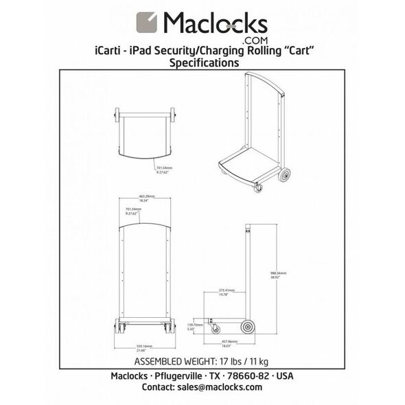 Φορτιστής Compulocks CARTIPAD 16DEV ΝΤΟΥΛΑΠΙ ΦΟΡΤΙΣΗΣ
