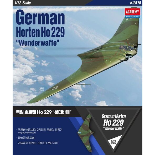 Academy Model plastikowy Horten Ho 229 Wunderwaffe 1/72