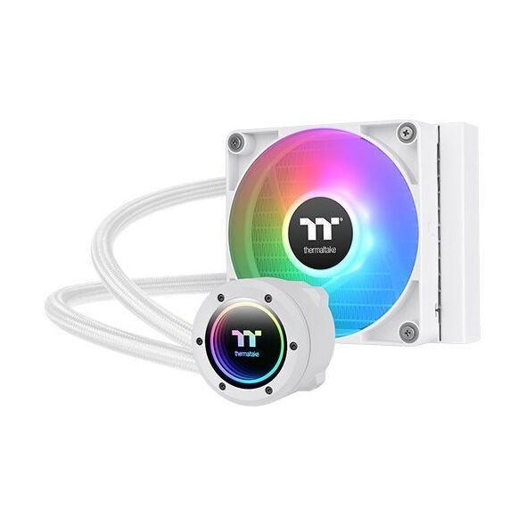 Chłodzenie wodne Thermaltake Thermaltake TH120 V2 ARGB Procesor Zestaw do chłodzenia płynami 12 cm Biały 1 szt.