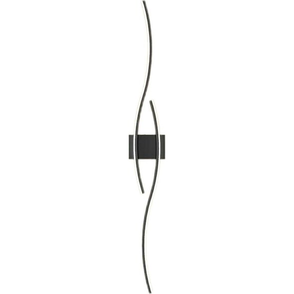 Kinkiet ATL ZD149A Lampa scienna kinkiet czarny 60cm  day light