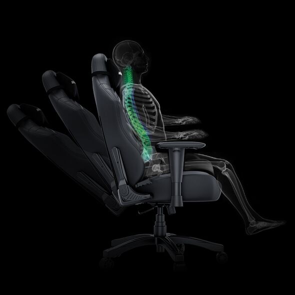 Fotel Anda Seat Fotel gamingowy Anda Seat Luna L czarny skórzany