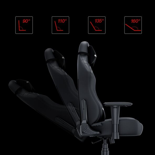 Fotel Anda Seat Fotel gamingowy Anda Seat Luna L czarny skórzany