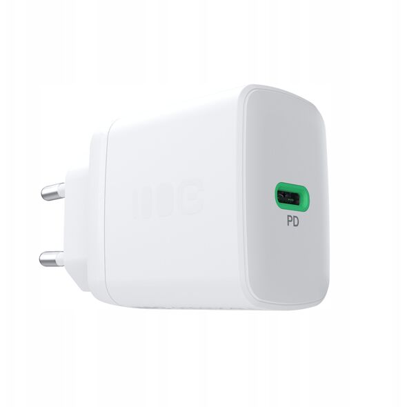 Φορτιστής τοίχου Greencell PowerSource Solo30 Λευκός 30W USB-C Power Delivery