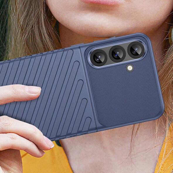 Θήκη Thunder για Samsung Galaxy S25+ σιλικονούχα θήκη θωρακισμένη - μπλε