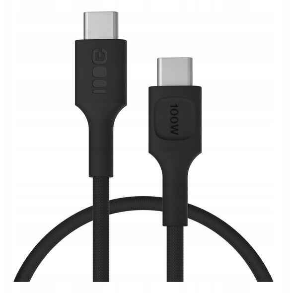Καλώδιο USB-C 0,3m 100W Green Cell PowerFlex Γρήγορη Φόρτιση PD Panther Black