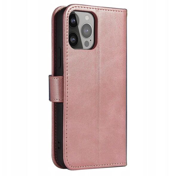 Θήκη Magnet Case με καπάκι για Samsung Galaxy S25 Edge - ροζ