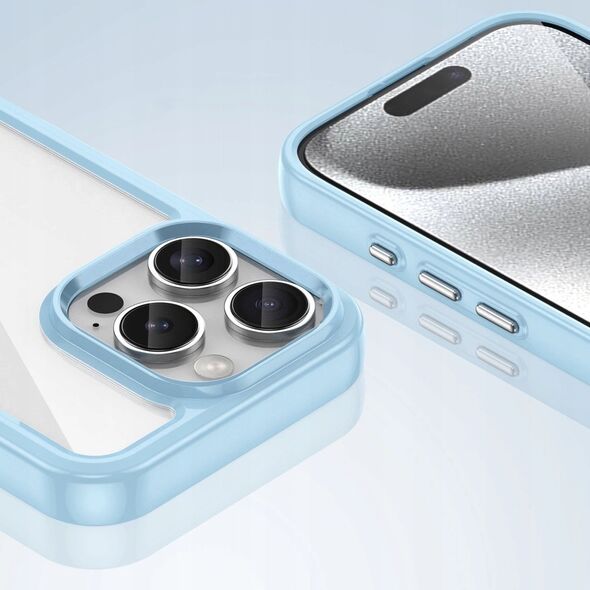 Θήκη Outer Space Case για iPhone 16e κάλυμμα με ελαστικό πλαίσιο - μπλε
