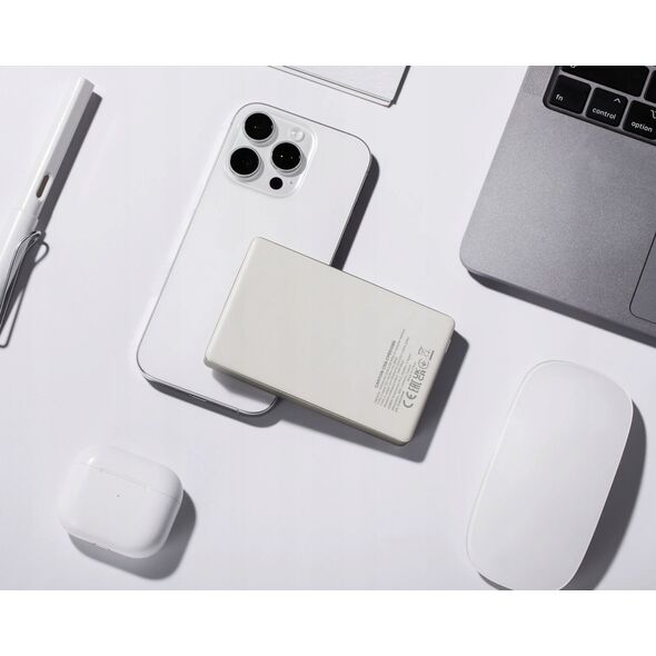 CANYON Powerbank OnPower 510 slim Magsafe 10000 mAh PD20W Μπεζ