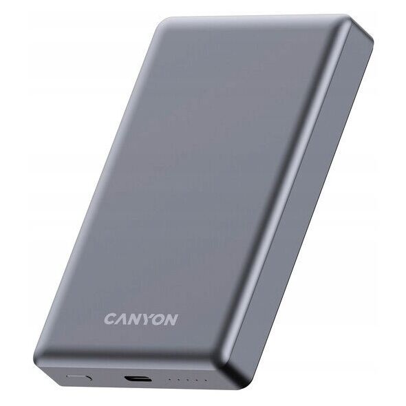 CANYON Powerbank OnPower 510 slim Magsafe 10000 mAh PD20W Γραφίτης
