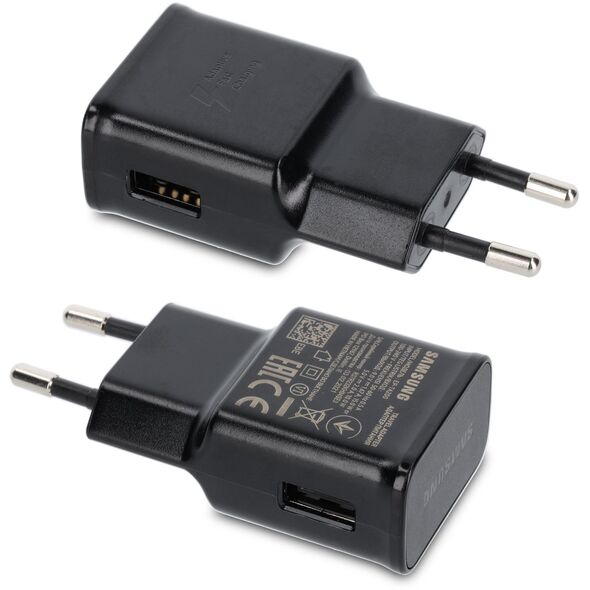"Samsung 15W USB-A Fast Adapter EP-TA200 - Black"