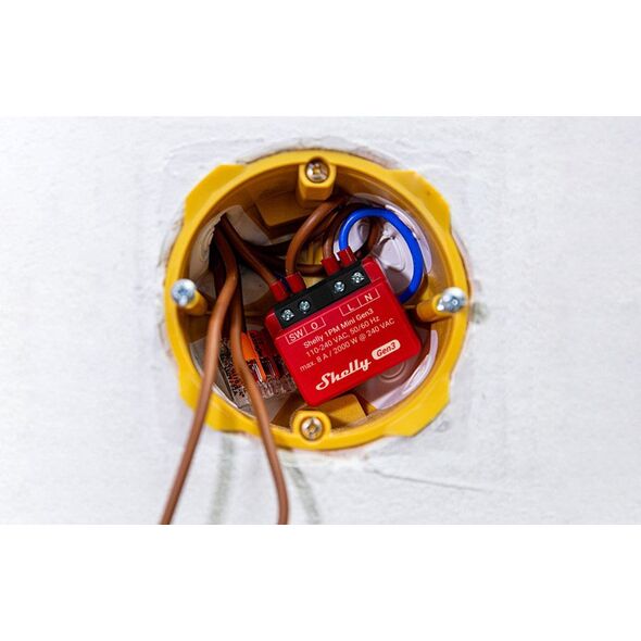 Shelly Ρελέ "1PM Gen3 2er Pack" max 16A 1 Κανάλι WLAN BT