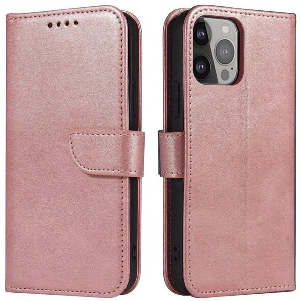 Θήκη Magnet Case με καπάκι για Samsung Galaxy S25 Ultra - ροζ