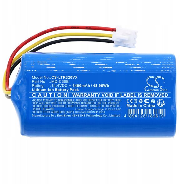 Μπαταρία για Ρομπότ Blaupunkt 14,4V 3400mAh Li-I