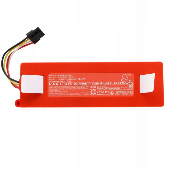 Επαναφορτιζόμενη μπαταρία για Xiaomi Roborock 14,4V 5200mAh Li-Ion