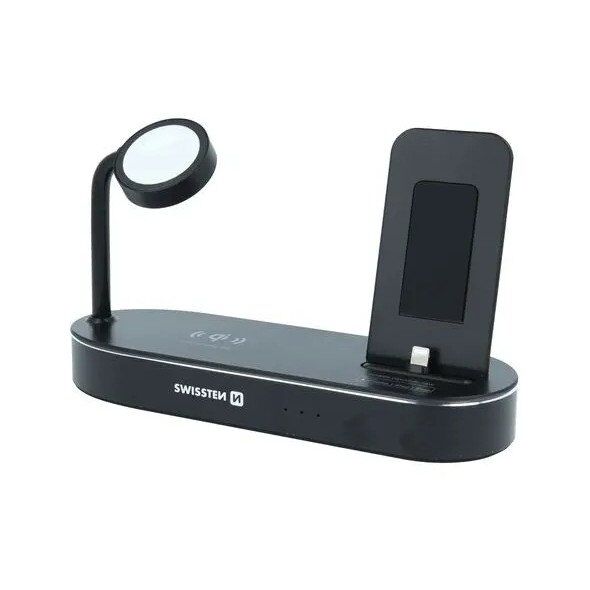 Σταθμός φόρτισης Swistten 4in1 MFI Wireless 45W για Apple iPhone / iPod / Apple Watch