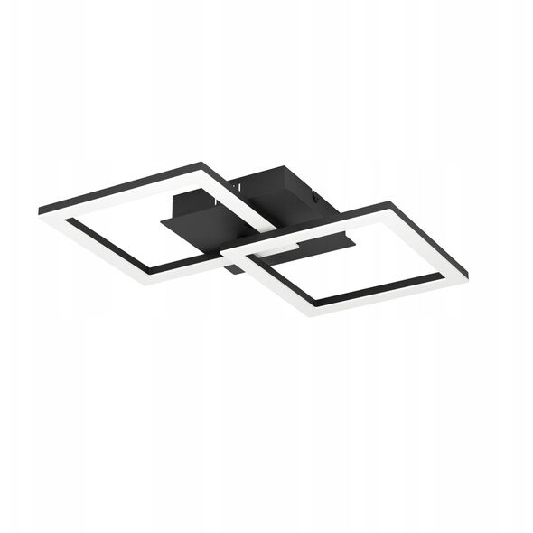 Φωτιστικό οροφής LED EGLO RGBIC PLAFONIERA, 2x9.8W, RGB, 2100 lm, 525x310x80 mm, με τηλεχειριστήριο