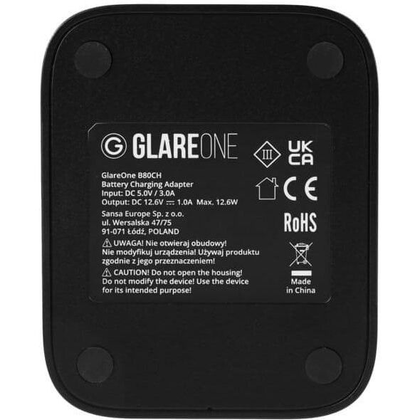 Βάση φόρτισης GlareOne B80CH για την μπαταρία του φωτιστικού Botis 80