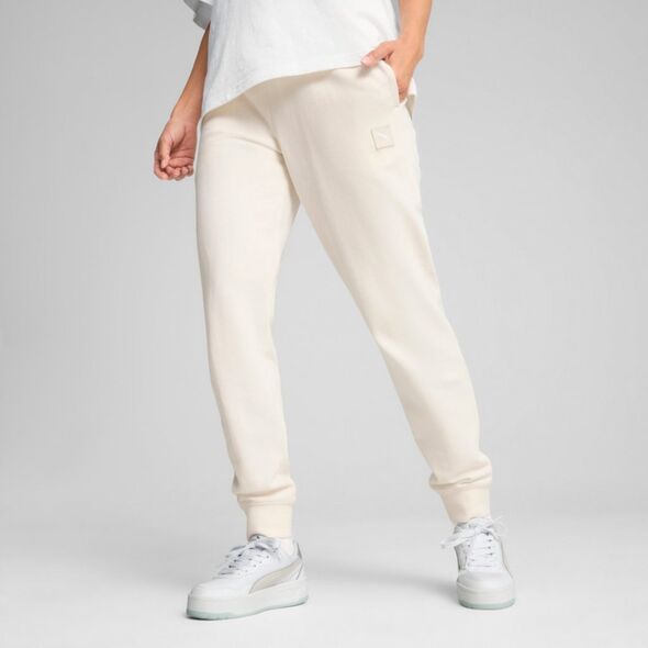 Puma γυναικείο αθλητικό παντελόνι ESS ELEVATED, φυσικό λευκό