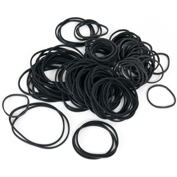 Λαστιχάκια EDGE μαύρα διάφορα μεγέθη 50g/πακ - (50 γραμμάρια ανά πακέτο)