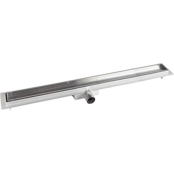 Ανοξείδωτο κανάλι ντους BIELBET Slim, 800 mm, σύνδεση ρυθμιζόμενη 360°