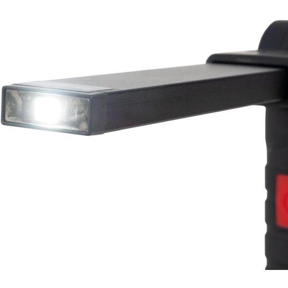 Φακός LED ENTAC, IP65, 3W+1W, 120lm, επαναφορτιζόμενος μέσω USB, 15.4 x 4.8 x 5.3 cm