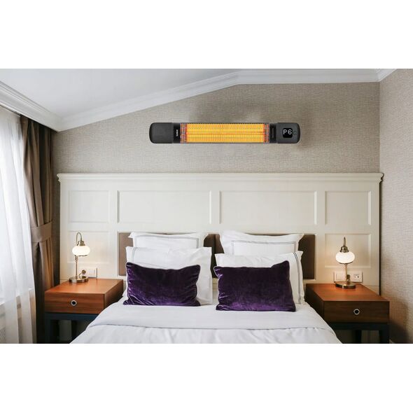 Θερμαντήρας υπερύθρων LUXEVA Pro-Wl-B, 2500W, μαύρο