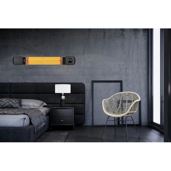 Θερμαντήρας υπερύθρων LUXEVA Pro-Wl-B, 2500W, μαύρο