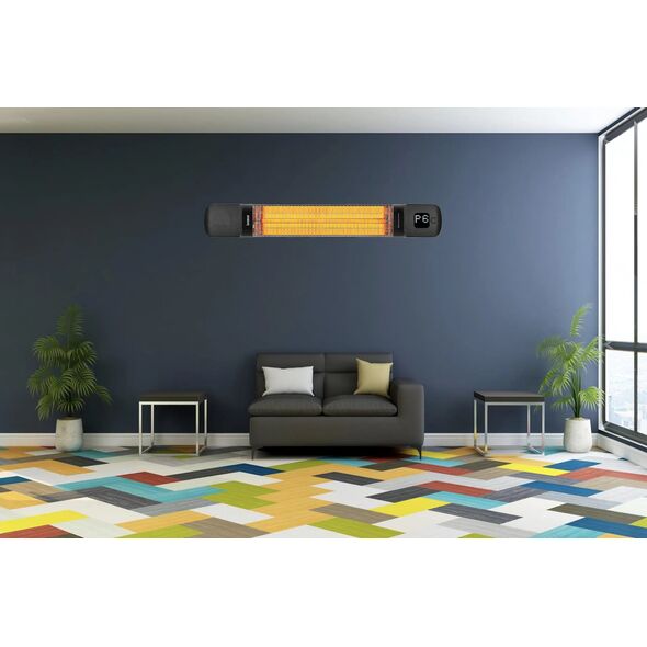 Θερμαντήρας υπερύθρων LUXEVA Pro-Wl-B, 2500W, μαύρο