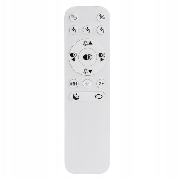 LED ανεμιστήρας λάμπας GLOBO LORIS, 30W, 3000-6000K, 4000lm, o56x21cm, μαύρο, με τηλεχειριστήριο
