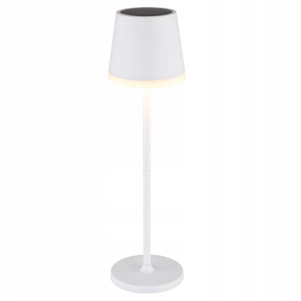 Table LED lamp GLOBO SOLAR, solar powered, IP44, 500lm, 3000K, white