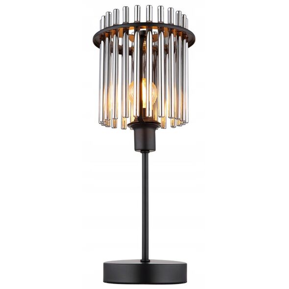 Φωτιστικό επιτραπέζιο GLOBO GORLEY, 1xE14, 40W, 230V, καλώδιο 1.5m, μέταλλο, μαύρο, o15x37.5cm