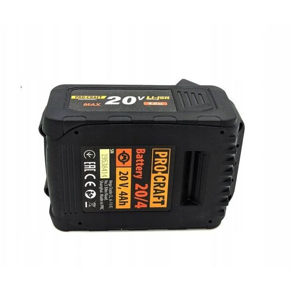 Μπαταρία ProCraft 20/4, 20V Li-ion, 4000mAh