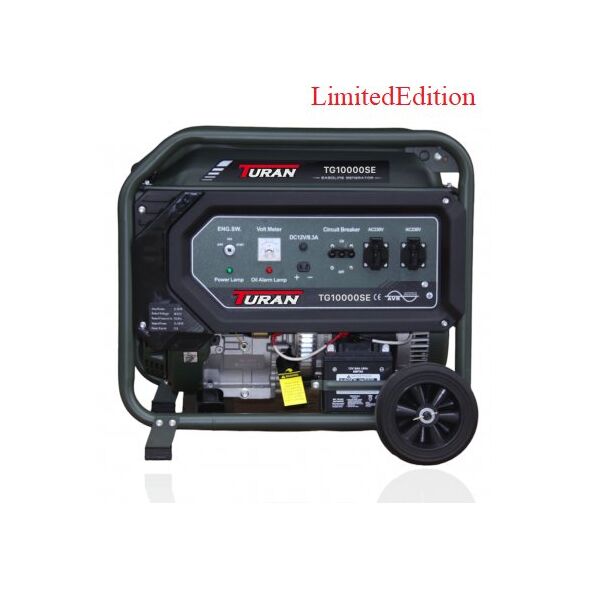 Γεννήτρια βενζίνης Turan TG10000SE LimitedEdition, 8,3 kW Max, AVR, 230 V/12 V