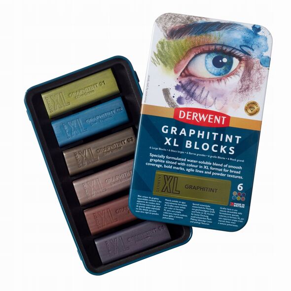 Derwent XL Graphitint Blocks 6 τεμ κουτί