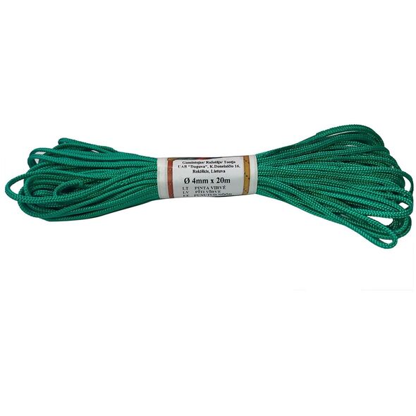 ΠΛΕΓΜΕΝΟ ΠΟΛΥΑΜΙΔΙΟ ΣΧΟΙΝΙ ΠΡΑΣΙΝΟ 4MM 20M