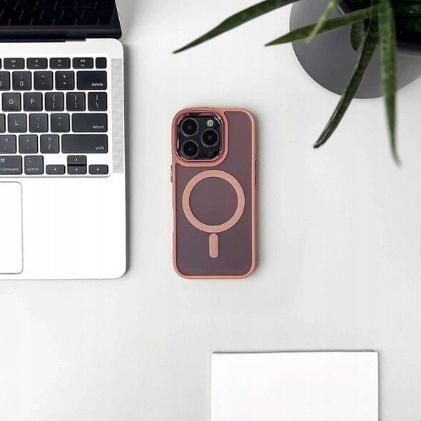 Θήκη Glitter Case με MagSafe για iPhone 16e - ροζ